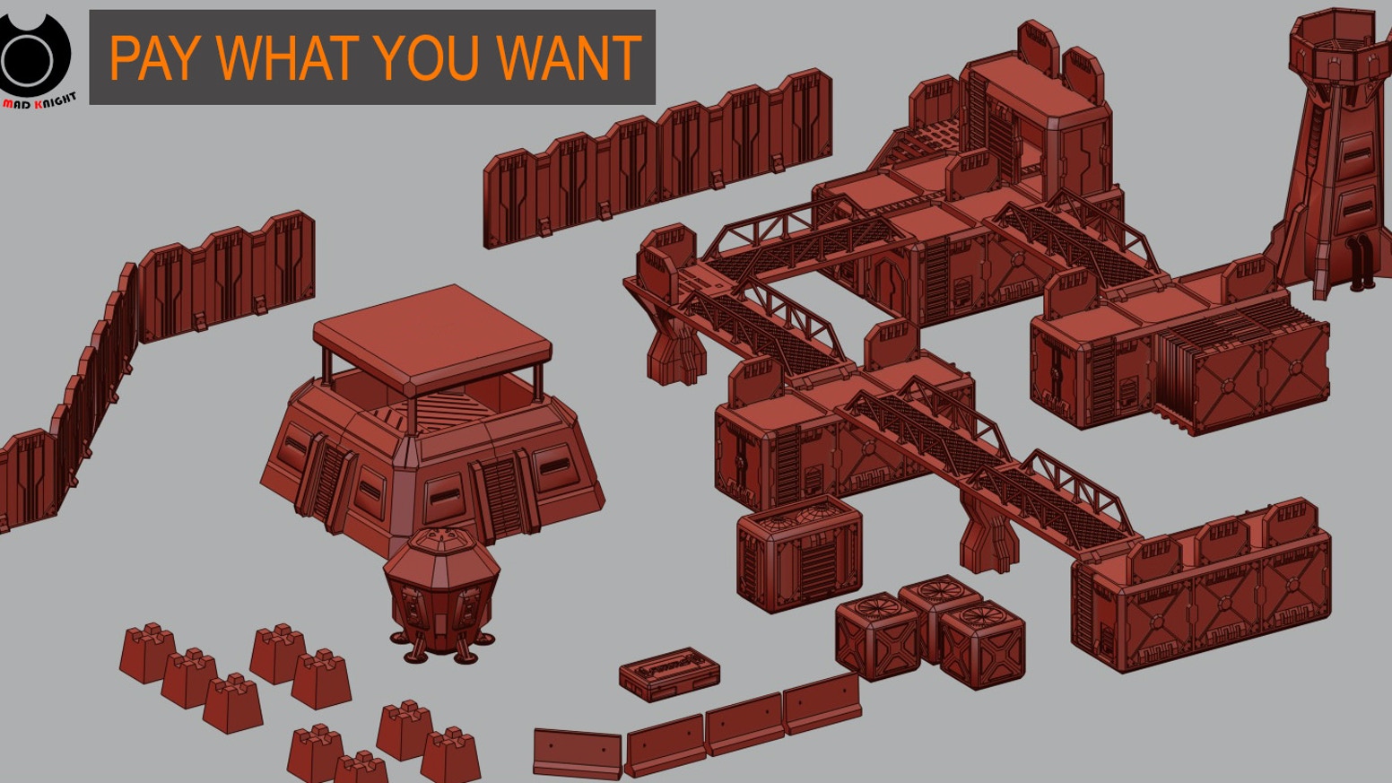 Sci-fi Colonial Outpost.Pay what you want! - Tabletop Analytics