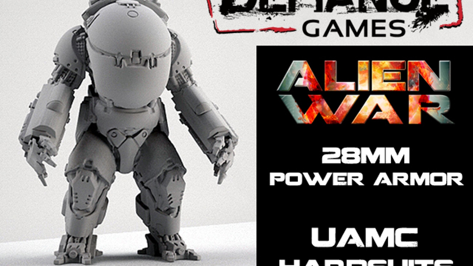 Mobility Hardsuit 28mm Power Armor Hardsuits - Defiance Games - Tabletop Analytics