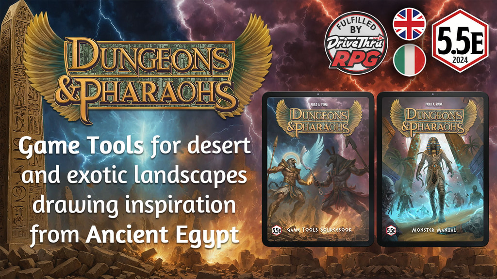 Dungeons & Pharaohs: Game Assets for DnD 5e - Tabletop Analytics