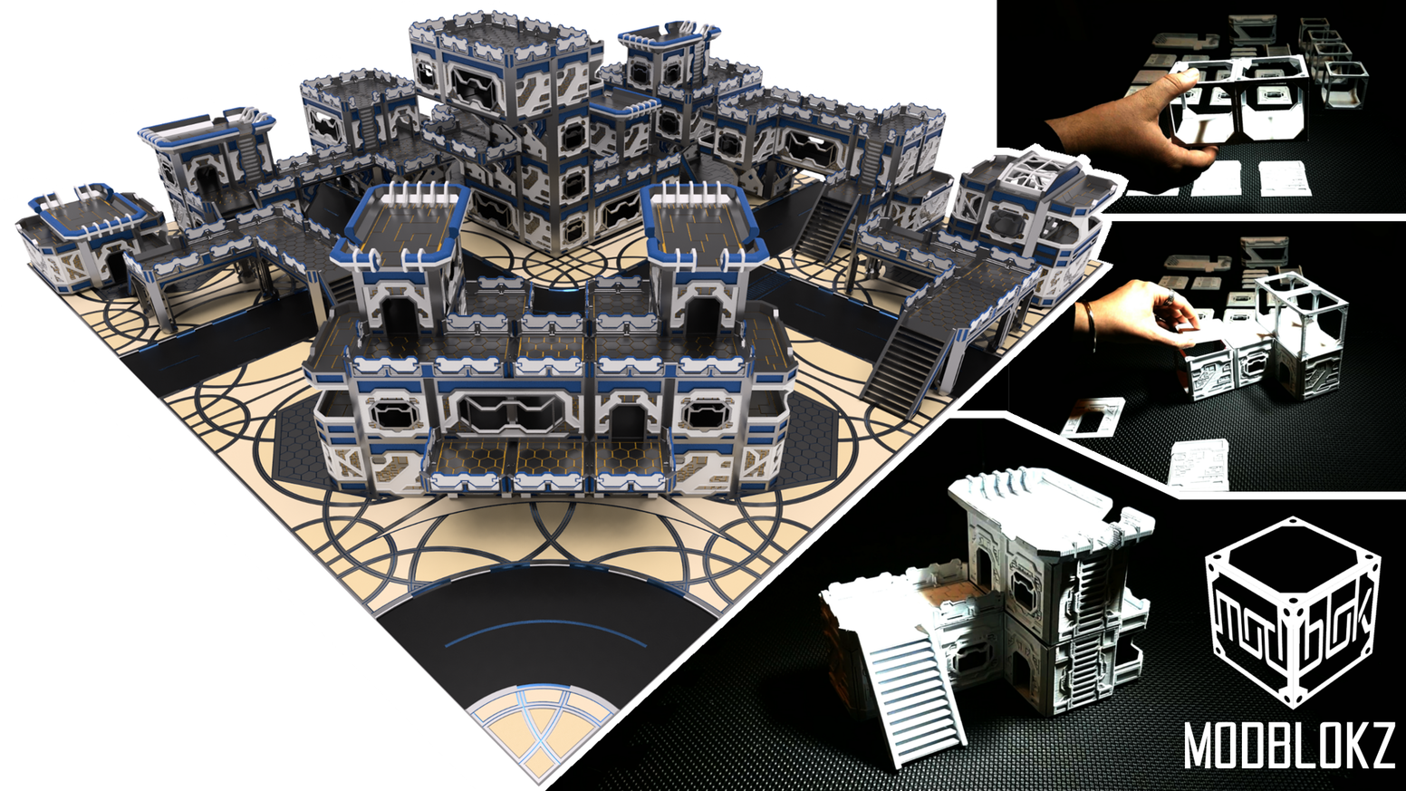 ModBlokz - Sci Fi Magnetic Modular Scenery Terrain System. - Tabletop ...