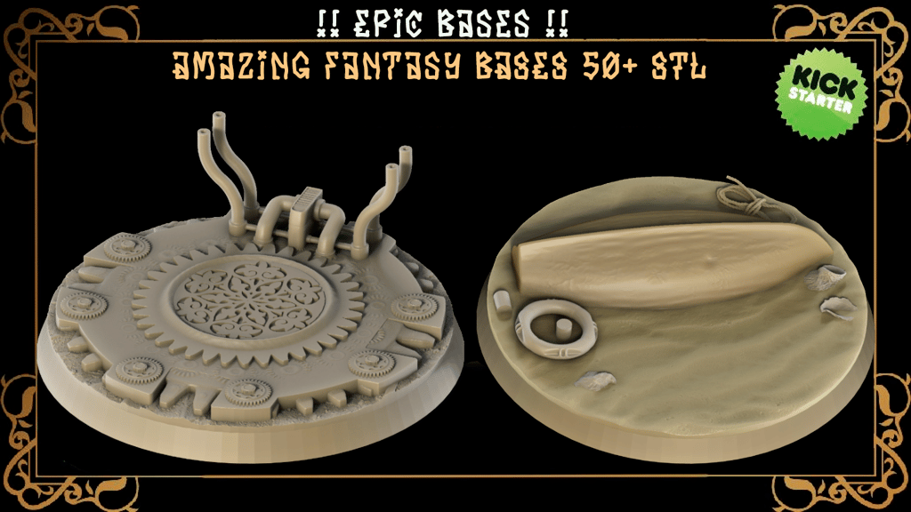 Epic, modular bases for miniatures 3! - Tabletop Analytics