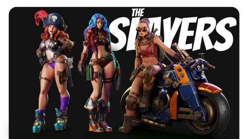 The Sister Slayers - Sexy Sci-Fi STL Minis