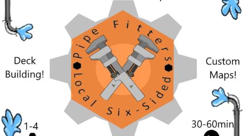 Pipe Fitters, a deck-building roll and write!