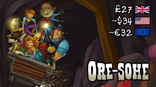 ORE-SOME! A Wild West strategy game for families & friends.