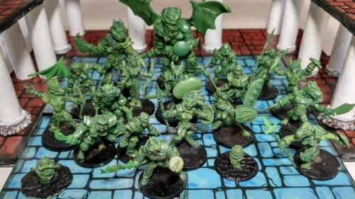 Mortis,Arena.Modular boardgame with magnetized miniatures.
