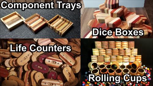 RPG Counters, Dice Trays, Rolling Cups & Component Trays