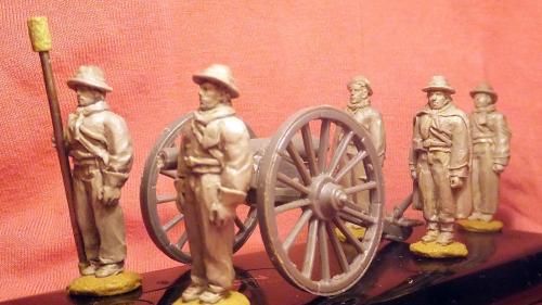 28mm American Civil War (ACW) artillery in winter clothing