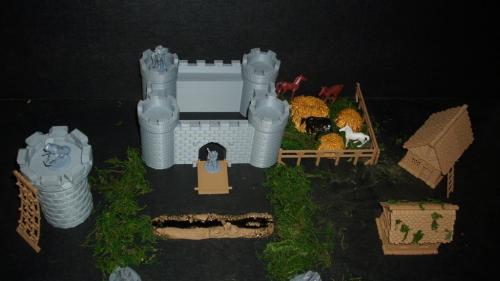 Medieval Keep Tabletop RPG .STL File Set- Pay What You Want
