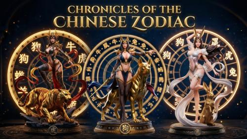 Chronicles of the Chinese Zodiac - Wave 1 - 3D Printable STL