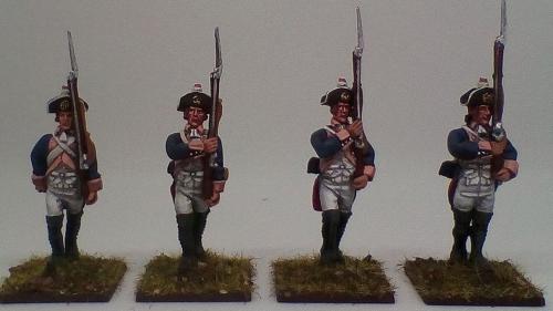 Prussian Army, battle of Valmy Infantry in 28mm