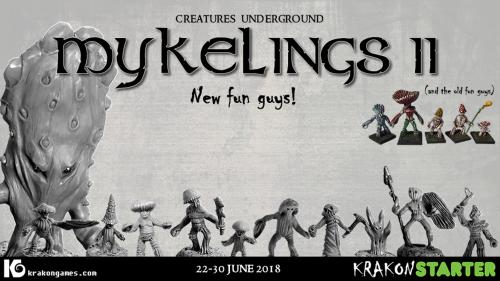 Mykelings 2 - 28mm mushroom and fungus miniatures