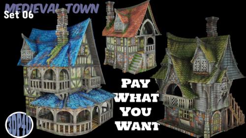 Pay What You Want, Medieval RPG Town Set 6
