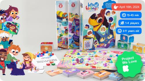 Family Adventure in Exploring Feelings 💎 Book & Board game