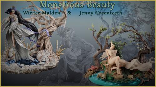 Monstrous Beauty Series "3" STL Sculpts