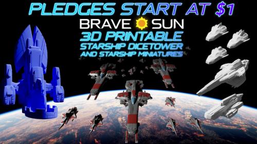 Starship Dicetower STLs - Pay What You Want