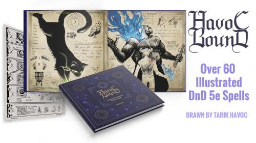 Havoc Bound: An illustrated collection of DnD 5e Spells.