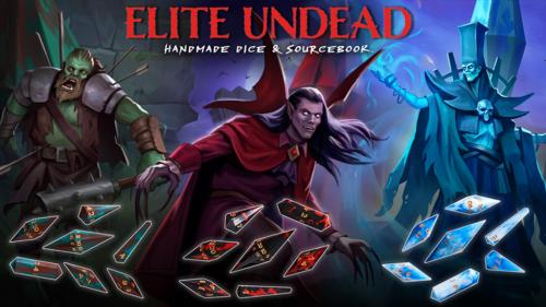 Elite Undead Handmade Dice Set & Sourcebook