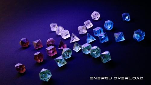 "Energy Overload" - Tabletop Game Dice