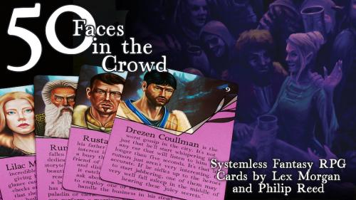50 Faces in the Crowd, Systemless Fantasy RPG Cards