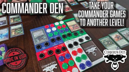 Commander Den 1 to 4 Players for Magic: The Gathering MTG