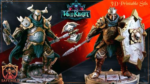 Void Knight - Printable STL Miniature