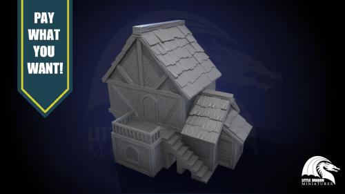 3d Printable House - STL Files (Pay what you want!)