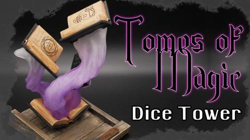 Tomes of Magic - a bestselling 3D-printable Dice Tower