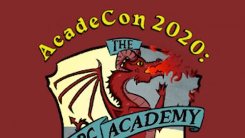 AcadeCon 2020: Ready Player Characters