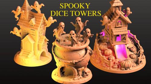 SPOOKY DICE TOWERS