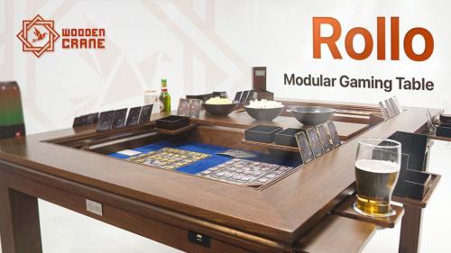 The Rollo – Modular Game Table by Wooden Crane