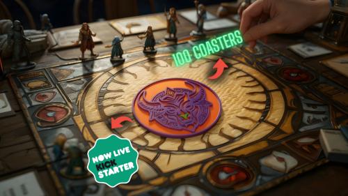 Gods, Demons& Beasts-Fantasy 3D Printable Coaster Collection