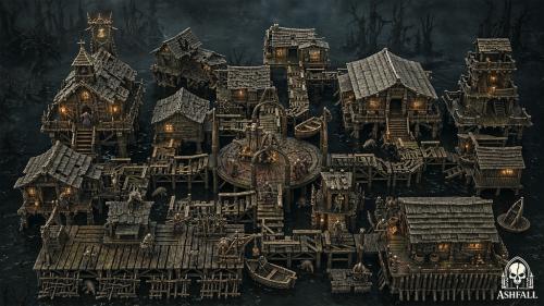 Cursed Village Terrain: Black Water