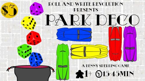 Park Deco - a Roll and Write Revolution game