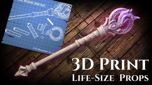 Staff of Enchantment │3D Printable Props