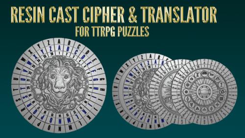 CAESAR CIPHER & TRANSLATORS for TTRPG GAMES AND PUZZLES