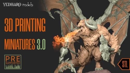 Yedharo Models 3D Printing Miniatures 3.0 - STL - 30mm - RPG