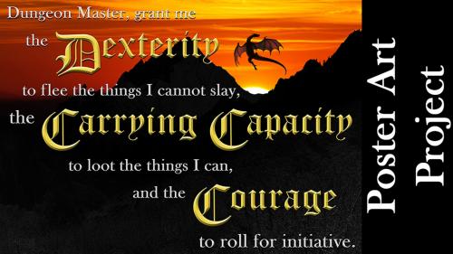 The Adventurer s Prayer - Full Color Poster