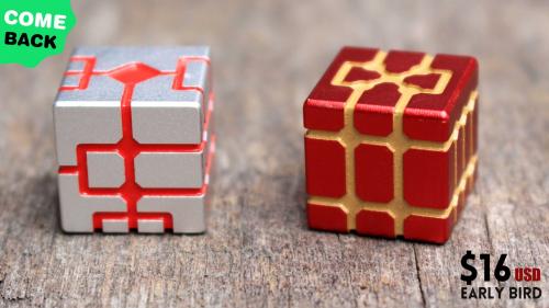 Ortery dice: Aluminum collectable scifi gaming dice