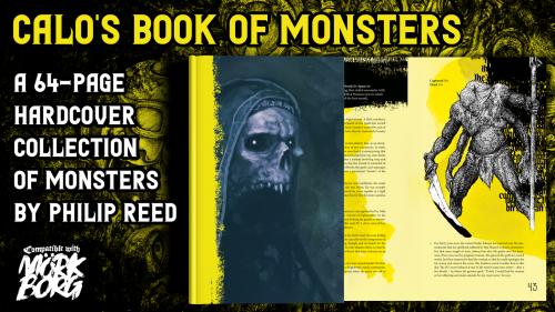 Calo s Book of Monsters, a Third-Party Mörk Borg Book