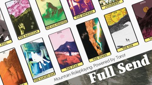 Full Send: A Tarot-Powered Mountaineering RPG