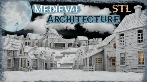 Medieval Architecture 28MM , STL
