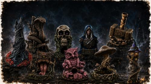 Legends of the Dice Towers: Epic Fantasy STL Collection
