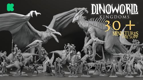 Dinoworld kingdoms vol 3 STL miniatures