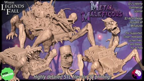 Where Legends Fall: Mutant Metal - STL Files