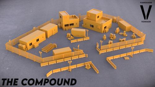 The Compound - 3D Printable Terrain