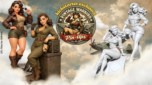 WWII Pin-Up Legends : 3D Printable STLs