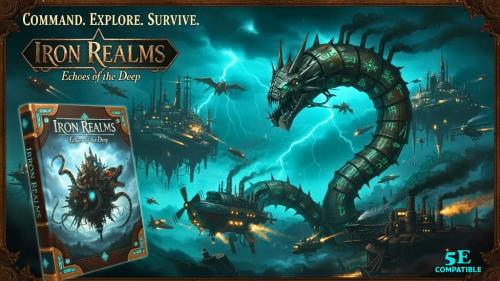 IRON REALMS - Sky Ships & Titans Miniatures 5e