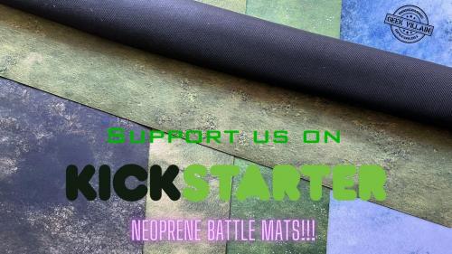 Geek Villain Ltd - Neoprene Mats for Tabletop Gaming