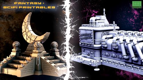 SciFi and Fantasy 3D Printable Bundles