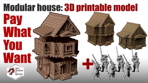 Stormhill: Modular House - PWYW 3D Printable Model